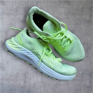 Women's Lime Green Running Shoes ASICS, 6.5
